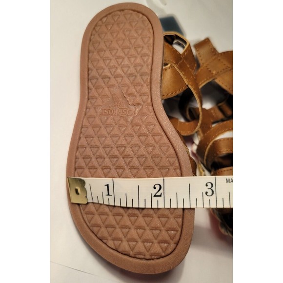 Girls/Toddler OshKosh B''Gosh Sandals Peach Yellow Flowers Size 7 Toddler HANA2 - Picture 8 of 8